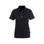 Hakro Damen-Poloshirt Coolmax No 206 schwarz temperaturregulierend mit Anti-Smell Ausrüstung