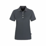 No 206 Women-Poloshirt Coolmax anthrazit Piqué-Poloshirt, temperaturregulierend