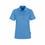 No 206 Women-Poloshirt Coolmax malibu-blue Piqué-Poloshirt, temperaturregulierend