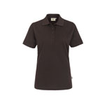 Berufsbekleidung Poloshirts HAKRO Damen-Poloshirt 'performance', braun,