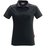 Berufsbekleidung Poloshirts HAKRO Damen-Poloshirt 'contrast performance', schwarz,