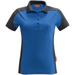 Berufsbekleidung Poloshirts HAKRO Damen-Poloshirt 'contrast performance', royalblau,