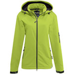 Berufsbekleidung Funktionsbekleidung HAKRO Damen-Softshell-Jacke 'Alberta', kiwi,