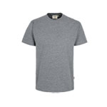 Berufsbekleidung T-Shirts HAKRO T-Shirt 'Heavy', grau-meliert,