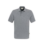 Hakro Poloshirt Classic grau-meliert Piqué-Poloshirt aus 100 % Baumwolle
