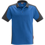 Berufsbekleidung Poloshirts HAKRO Herren-Poloshirt 'contrast performance', royalblau,
