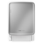 CWS Panel silber für Stoffhandtuchspender PureLine zum einfachen Auswechseln der Spenderfront