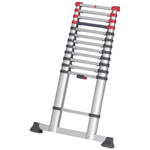 Leitern Teleskopleiter Hailo ProfiLine T400 Aluminium-Teleskopleiter,