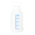 Hünersdorff Vorratsbehälter 5 Liter mit Skala HD-PE, UV-geschützt