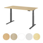 Hammerbacher Sitz-Steh-Schreibtisch 180x80 elektrisch stufenlos höhenverstellbar