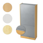 Hammerbacher Rollladenschrank Solid mit Relinggriff mit 5 Ordnerhöhen