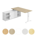 Hammerbacher Anbauschreibtisch 160x80 zur Auflage auf Sideboard