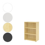 Hammerbacher Regal Advanced 9 breit mit 3 Ordnerhöhen