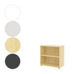 Hammerbacher Regal Advanced 9 breit mit 2 Ordnerhöhen