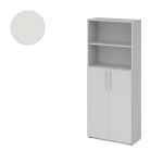 Hammerbacher Kombischrank Basic mit Bogengriff mit 5 Ordnerhöhen und 2 mit Türen