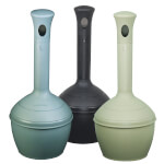 Justrite Sicherheitsstandascher Elite Smokers Cease Fire selbstlöschender Standaschenbecher mit Ausdrückzone