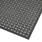 Notrax Superflow Nitril Anti-Ermüdungsmatte beidseitig nutzbar rutschsichere Arbeitsplatzmatte für Nasse Umgebungen