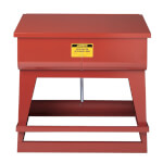 Justrite Reinigungs-Wanne Großteile-Reinigungsbad mit 30 cm tiefem Tank