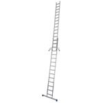 Leitern SchiebeLeitern Krause SchiebeLeiter (Alu), zweiteilig, Arbeitshöhe 8,75 m,
