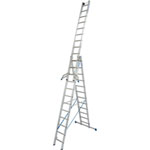 Leitern Vielzweckleitern KRAUSE Vielzweckleiter aus Aluminium, dreiteilig,