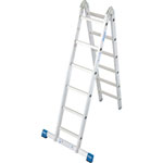 Leitern Gelenk - DoppelLeiter Krause Gelenk-DoppelLeiter, (Alu), Arbeitshöhe 3,3 m,