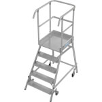 Podestleiter KRAUSE Podestleiter (Leichtmetall), einseitig besteigbar,