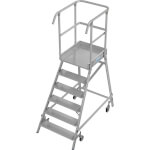 Podestleiter KRAUSE Podestleiter (Leichtmetall), einseitig besteigbar,