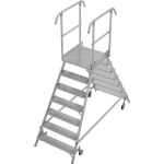 Podestleiter KRAUSE Podestleiter (Leichtmetall), beidseitig besteigbar,