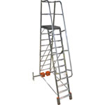 Leitern - Podestleitern KRAUSE Podestleiter Vario (Alu), einseitig besteigbar, Plattform (65 x 60 cm),