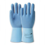 KCL Arbeitshandschuhe Camatex blau Baumwoll-Trikot komplett Naturlatex-beschichtet