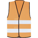 Warnweste zum Bedrucken Farbe: fluoreszierend orange
