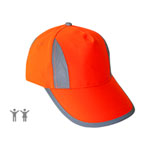 Warn-Kappe für Kinder mit Reflexelementen Farbe: orange