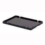 Stülpdeckel für Drehstapelkästen Farbe: schwarz