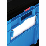 Etiketten zur Beschriftung von Drehstapelkästen Farbe: weiß