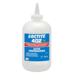 Loctite 402 Hochleistungs-Sofortklebstoff Cyanacrylat Sekundenkleber, 1K für extreme Betriebstemperaturen
