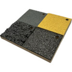 Loctite Muster zu Anti-Rutsch Beschichtungen Musterplatten von LH1367, LH1368, LH1369