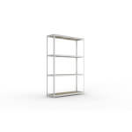 Regalsysteme Weitspannregale META SPEED-RACK, verzinkt, gleichschenklige Winkelprofile,