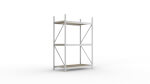 Regalsysteme Weitspannregale META MINI-RACK Grundregal, verzinkt,