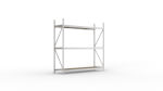 Regalsysteme Weitspannregale META MINI-RACK Grundregal, verzinkt,