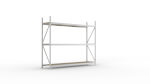 Regalsysteme Weitspannregale META MINI-RACK Grundregal, verzinkt,