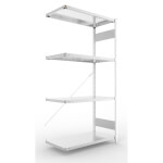 Regalsysteme Steckregale META Clip Set Steckregal, Anbauregal, universell einsetzbar