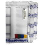 meiko Universal Microfasermop blau/weiß fusselarmer Mopp mit weichen Borsten