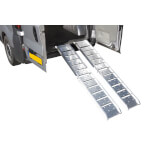 Auffahrrampe bis 200 kg/Paar, für Rollstühle, Rollcontainer etc.