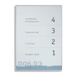 NEW AGE Türschild A5 Hochformat, hochfeste, silber matte Aluminiumprofile,
