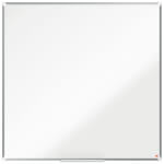 Nobo Whiteboard Stahl Premium Plus 120 x 120 cm magnetisch mit Alurahmen, inkl. Montagematerial und Stiftablage