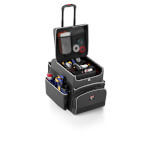 Rubbermaid Quick Cart Reinigungswagen klein mit flexiblen Fächern und anpassbaren Trennelementen