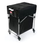 Rubbermaid X Cart Abdeckung klein mit Fächern für Reinigungsmittel und Putzutensilien