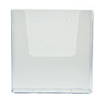 ActiveWorkplace Prospektkorb DIN A5 zur Wandmontage, Material: Polystorol, transparent