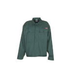 Planam Bundjacke BW 290 mittelgrün Arbeitsjacke mit verdeckter Knopfleiste und Ärmelbündchen
