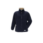 Planam Fleecejacke Stream marine-camel wind- und wasserabweisend mit Hightechfleece
